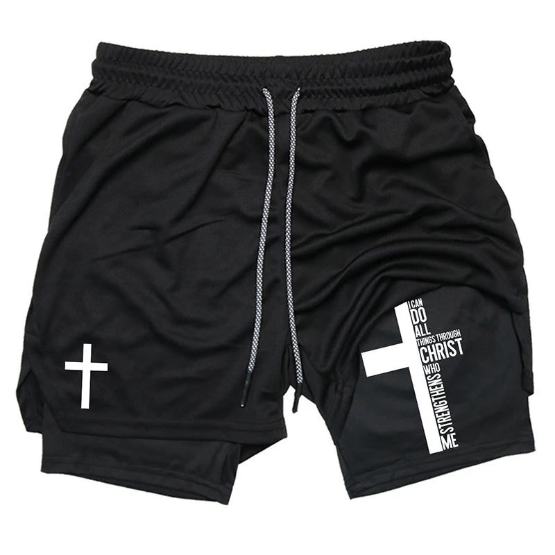 Men's Holy 2-in-1 Performance Gym Shorts