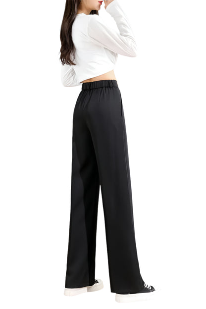 Women's High-Waist Wide-Leg Suit Pants
