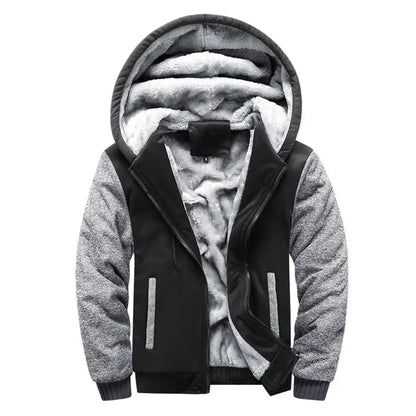 Men's Camo Fleece Winter Jacket
