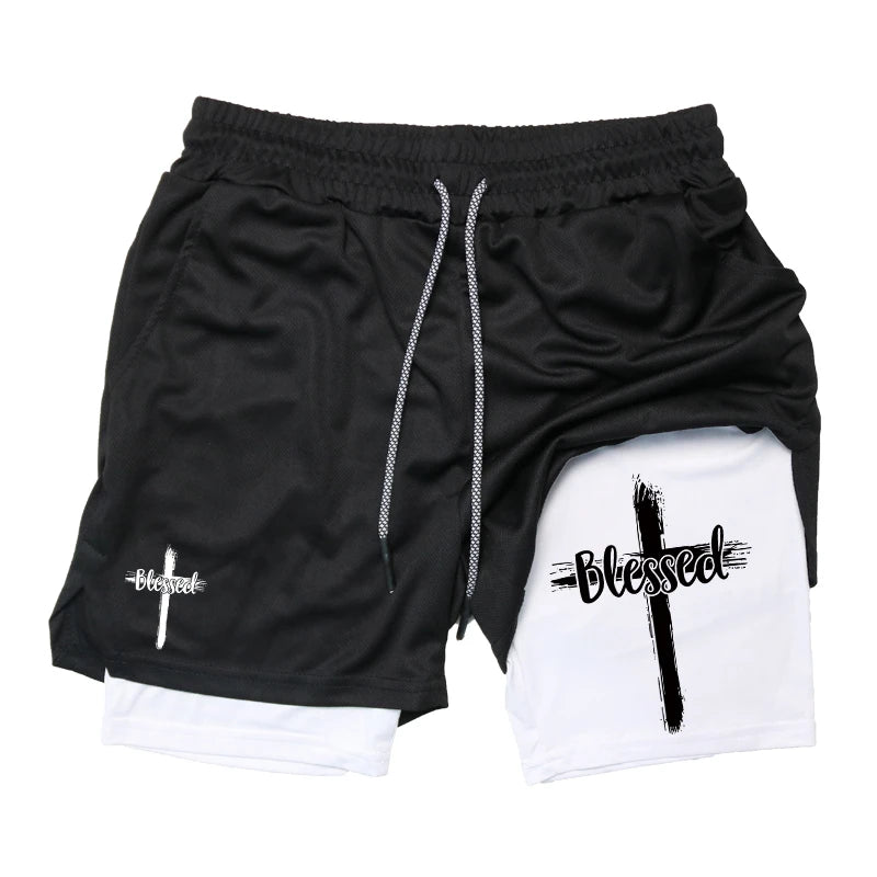 Men's Holy 2-in-1 Performance Gym Shorts