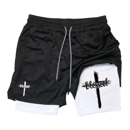 Men's Holy 2-in-1 Performance Gym Shorts