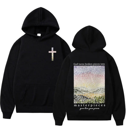 Christian 'Faith Over Fear' Bible Verse Hoodies