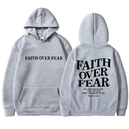 'FAITH OVER FEAR' Harajuku Hoodie
