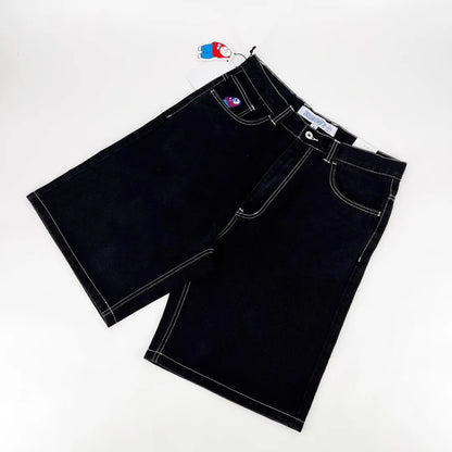 BigBoy Cartoon Graphic Denim Jorts