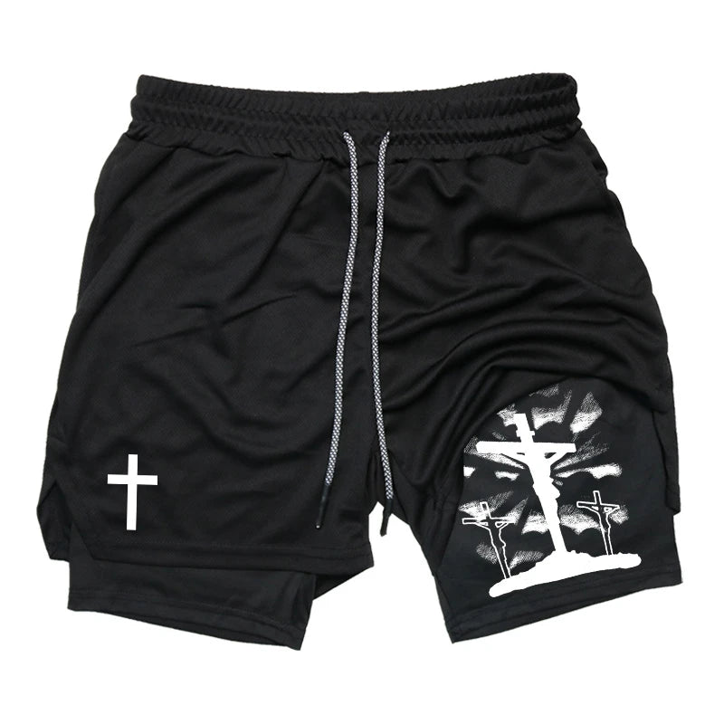 Men's Holy 2-in-1 Performance Gym Shorts