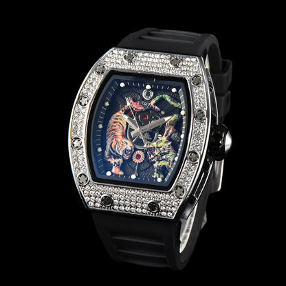 Electro-Plated 'Diamond' Barral Quartz Watch