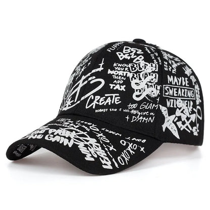 Geo Letter Snapback Cap