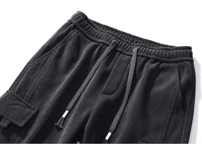 Men's Elastic Waist Straight Jogger Pants