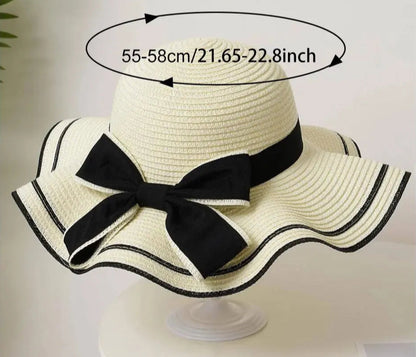 Women's Summer Straw Sunshade Hat