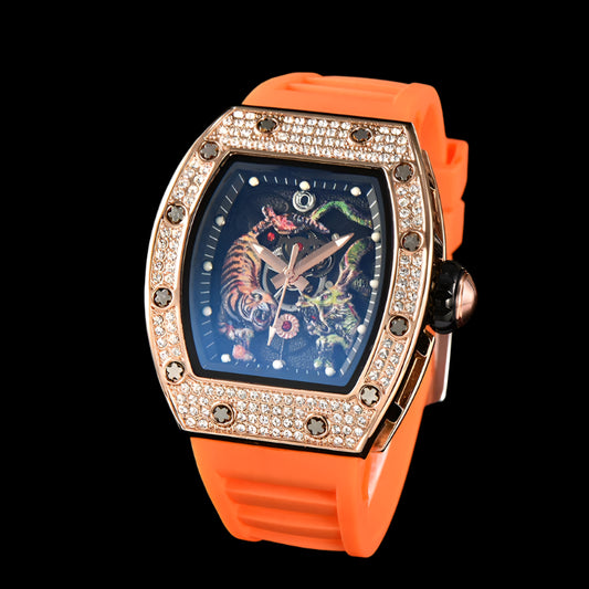 Electro-Plated 'Diamond' Barral Quartz Watch
