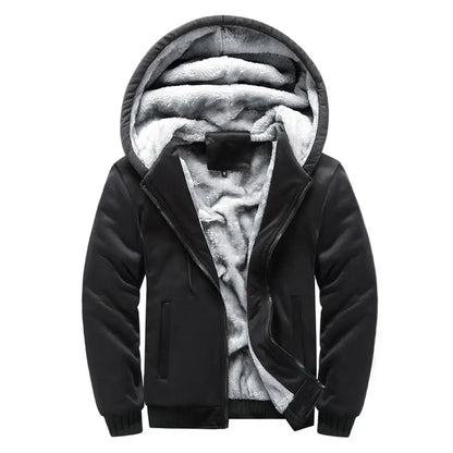 Men's Camo Fleece Winter Jacket