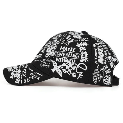 Geo Letter Snapback Cap