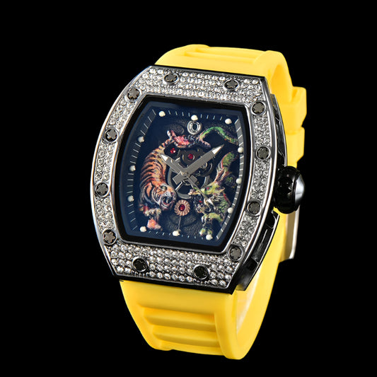 Electro-Plated 'Diamond' Barral Quartz Watch